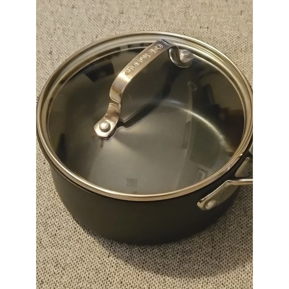 Cuisinart 619-16 Chef's Classic 1.5 Qt Saucepan w/ Lid Non-Stick Hard Anodized